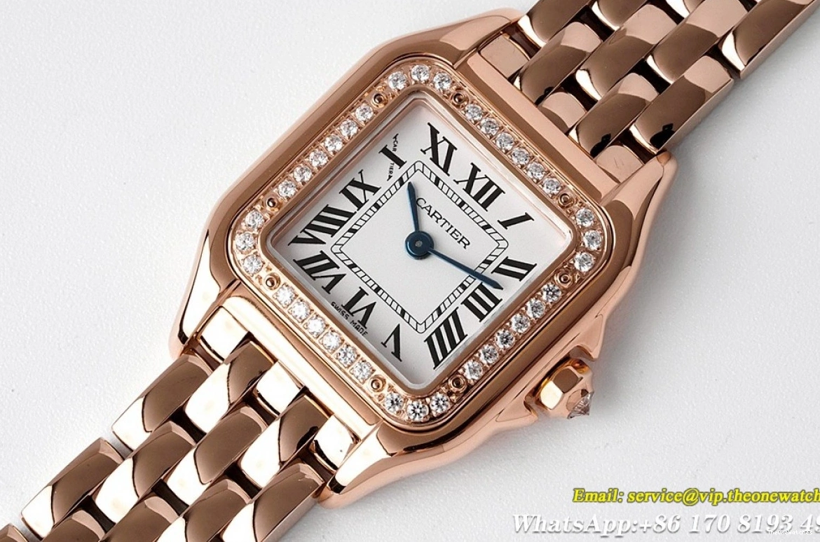 RG Ladies Dial BVF Dia White Quartz Secrete De RG 22mm Panthere 0421